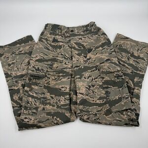 US Air Force ABU Digital Tiger Stripe Camo Cargo Pants 28L‎ SPE1C1-14-D-B005
